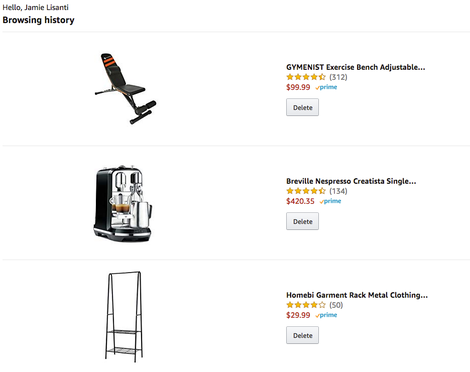 Illustration for article titled What's In Your Cart, Jamie Lisanti?